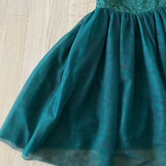 A-line Lace Back Tutu Tulle Dress - Picture 4 of 4